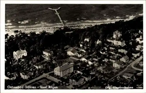 Ak Ostseebad Göhren auf Rügen, Fliegeraufnahme