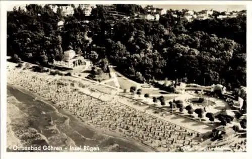 Ak Ostseebad Göhren auf Rügen, Fliegeraufnahme