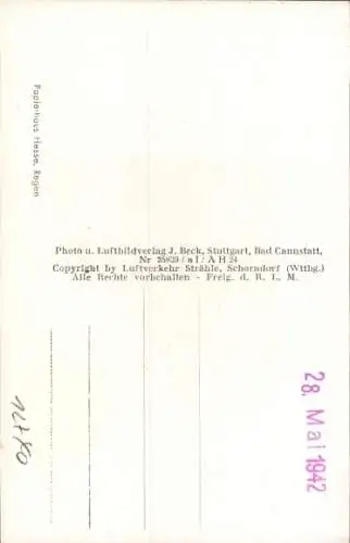 Ak Gotteszell in Niederbayern, Fliegeraufnahme