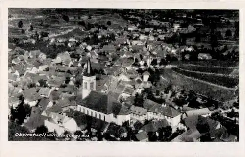 Ak Oberrotweil Vogtsburg im Kaiserstuhl, Fliegeraufnahme