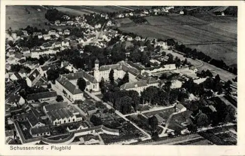 Ak Bad Schussenried in Oberschwaben, Fliegeraufnahme