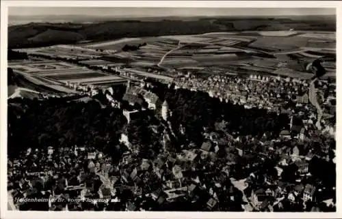 Ak Heidenheim an der Brenz Württemberg, Fliegeraufnahme