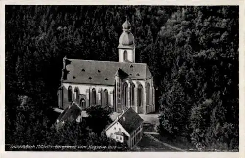 Ak Laudenbach Weikersheim in Tauberfranken Württemberg, Fliegeraufnahme