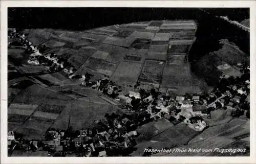 Ak Hasenthal Sonneberg in Thüringen, Fliegeraufnahme