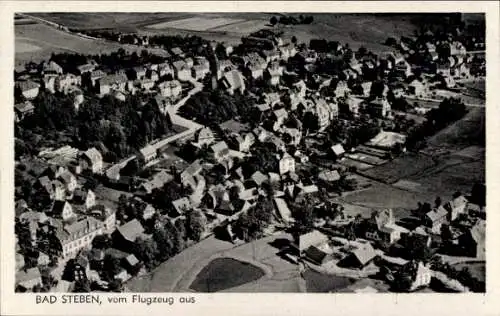 Ak Bad Steben in Oberfranken, Fliegeraufnahme