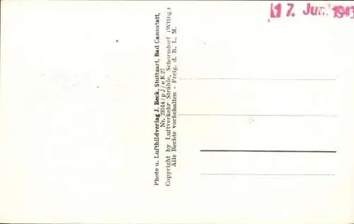 Ak Bad Steben in Oberfranken, Fliegeraufnahme