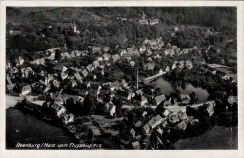 Ak Ilsenburg im Harz, Fliegeraufnahme