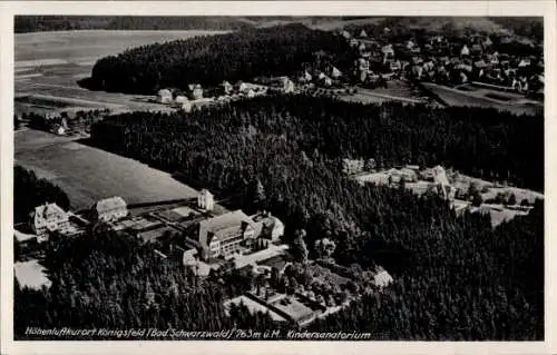 Ak Königsfeld im Schwarzwald Baden, Fliegeraufnahme, Kindersanatorium