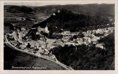 Ak Donaustauf in der Oberpfalz, Fliegeraufnahme