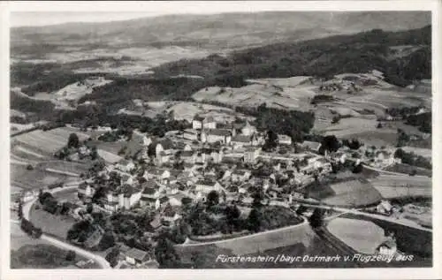 Ak Fürstenstein in Niederbayern, Fliegeraufnahme