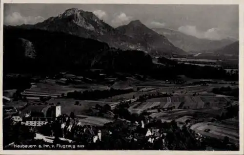 Ak Neubeuern in Oberbayern, Fliegeraufnahme