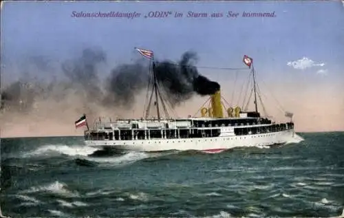 Ak Salonschnelldampfer Odin, Svea, Johnson Line