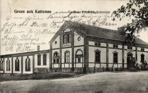 Ak Sawety Kattenau in Ostpreußen, Gasthaus Friedrich Schneider