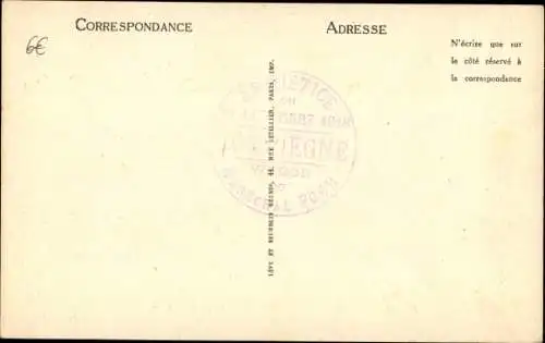 Ak Foret de Compiegne, Le Wagon du Marechal Foch dans lequel l'armistice été signé 11 11 1918