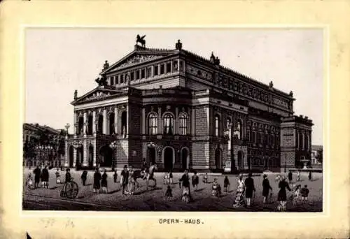 Ak Frankfurt am Main, Opernhaus