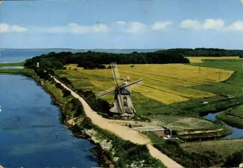 Ak Gelting in Schleswig Holstein, Windmühle