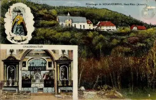 Ak Schauenburg Haut-Rhin (Alsace), Pelerinage, Gnadenaltar