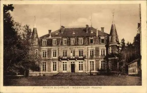 Ak Niderviller Niederweiler Lothringen Moselle, Maison St-Camille