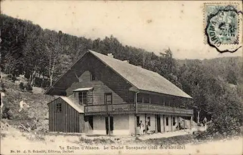 Ak Ballon d'Alsace Vosges, Chalet Bonaparte