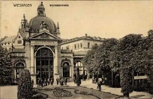 Ak Wiesbaden in Hessen, Kochbrunnen