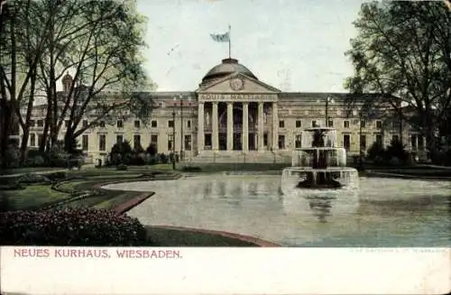 Ak Wiesbaden in Hessen, Neues Kurhaus