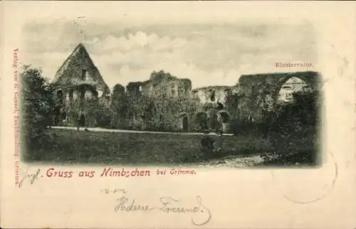 Ak Nimbschen Grimma in Sachsen, Kloster Nimbschen, Ruine