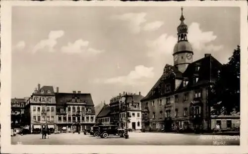 Ak Borna in Sachsen, Markt