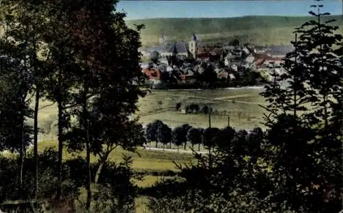 Ak Hildburghausen in Thüringen, Totalansicht, Blick vom Krautberg