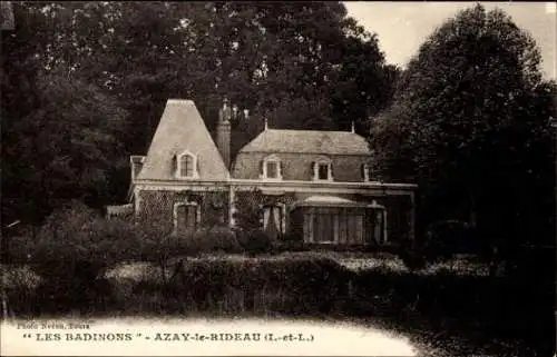 Ak Azay le Rideau Indre et Loire, Les Badinons