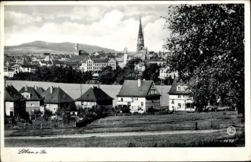 Ak Löbau in Sachsen, Teilansicht vom Ort