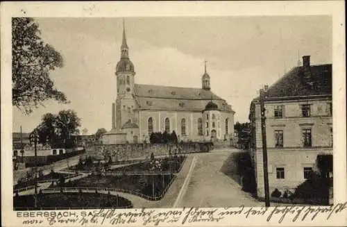 Ak Ebersbach in Sachsen Oberlausitz, Kirche