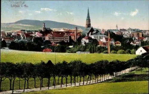 Ak Löbau in Sachsen, Friedrich-August-Turm, Löbauer Berg