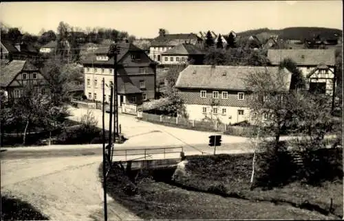 Ak Lawalde in der Lausitz, Teilansicht, Kreuzung