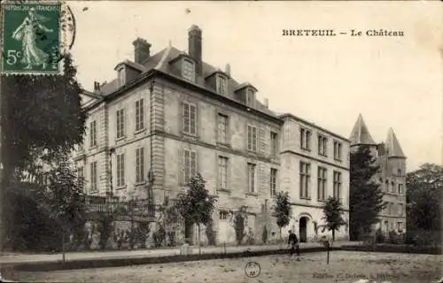 Ak Breteuil Oise, Schloss