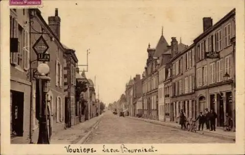 Ak Vouziers Ardennes, Rue Bournizet