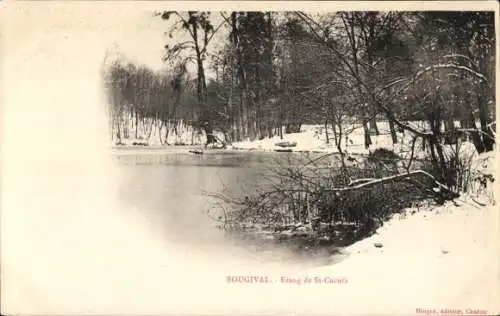 Ak Bougival Yvelines, Etang de St-Cucufa