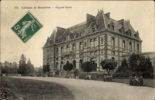 Ak Bonnelles Yvelines, Chateau, Facade Nord