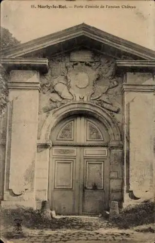 Ak Marly le Roi Yvelines, Porte d'entree de l'ancien Chateau