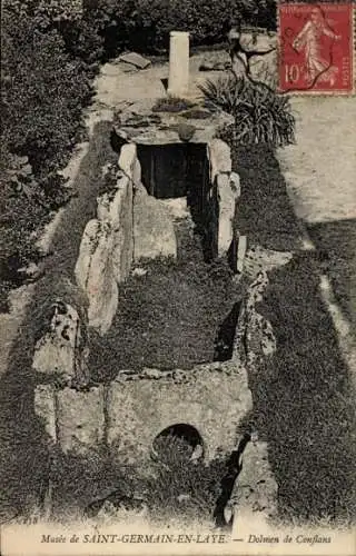 Ak Saint Germain en Laye Yvelines, Dolmen de Conflans