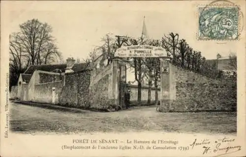 Ak Forêt de Sénart Essonne, La Hameau de l'Ermitage