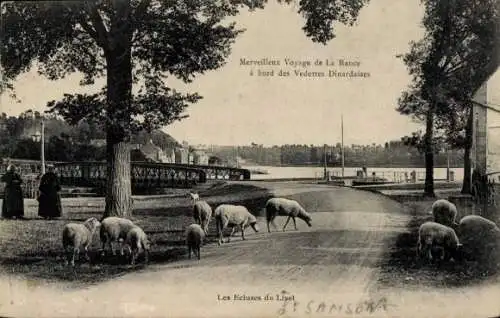 Ak Saint Samson de la Roque Eure, Merveilleux Voyage de la Rance a bord des Vedettes Dinardaises