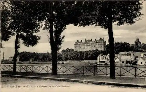 Ak Sablé sur Sarthe, Schloss