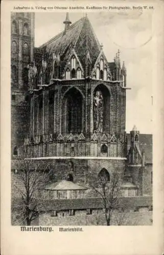 Ak Marienburg Malbork Westpreußen, Kirche, Marienbild