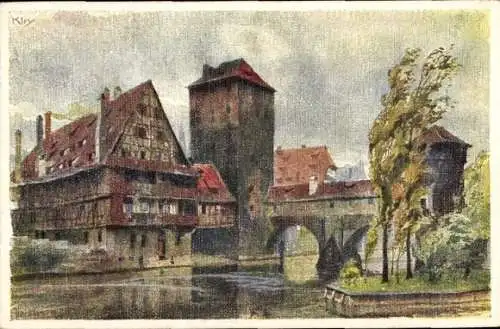 Ak Nürnberg in Mittelfranken, Henkersteg