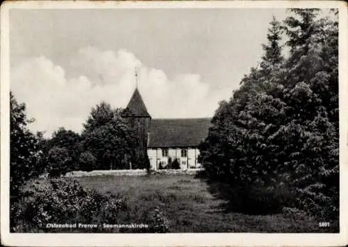 Ak Ostseebad Prerow auf dem Darß, Seemannskirche