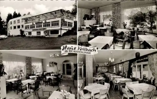Ak Lantenbach Gummersbach im Oberbergischen Kreis, Haus Vollbach, Innenansichten