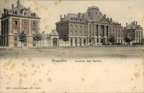 Ak Brüssel Brüssel, Guides Barracks