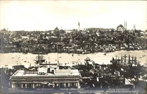 Ak Konstantinopel Istanbul Türkiye, Süleymania-Moschee, Kriegsministerium