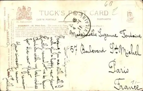 Ak Saint Peter Port Guernsey Kanalinseln, Castle Cornet