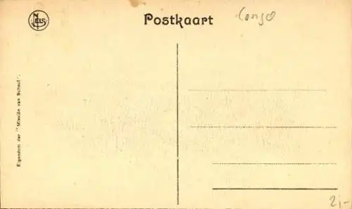 Ak Mittlerer Kongo Französisch-Kongo, De Kapel le Alberta